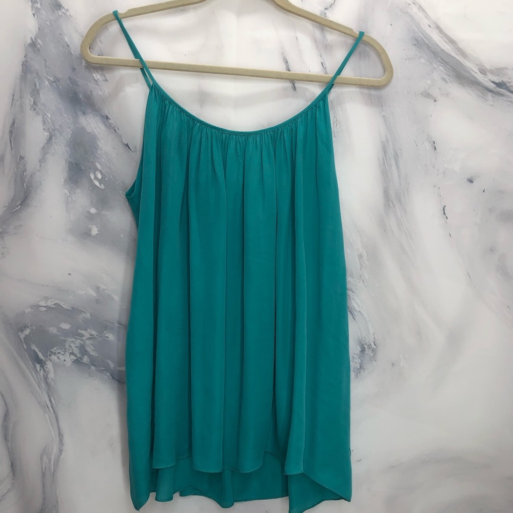 L'AGENCE Teal Tank Top